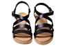 Espadrilles sandalen kruisband- zwart foto 3