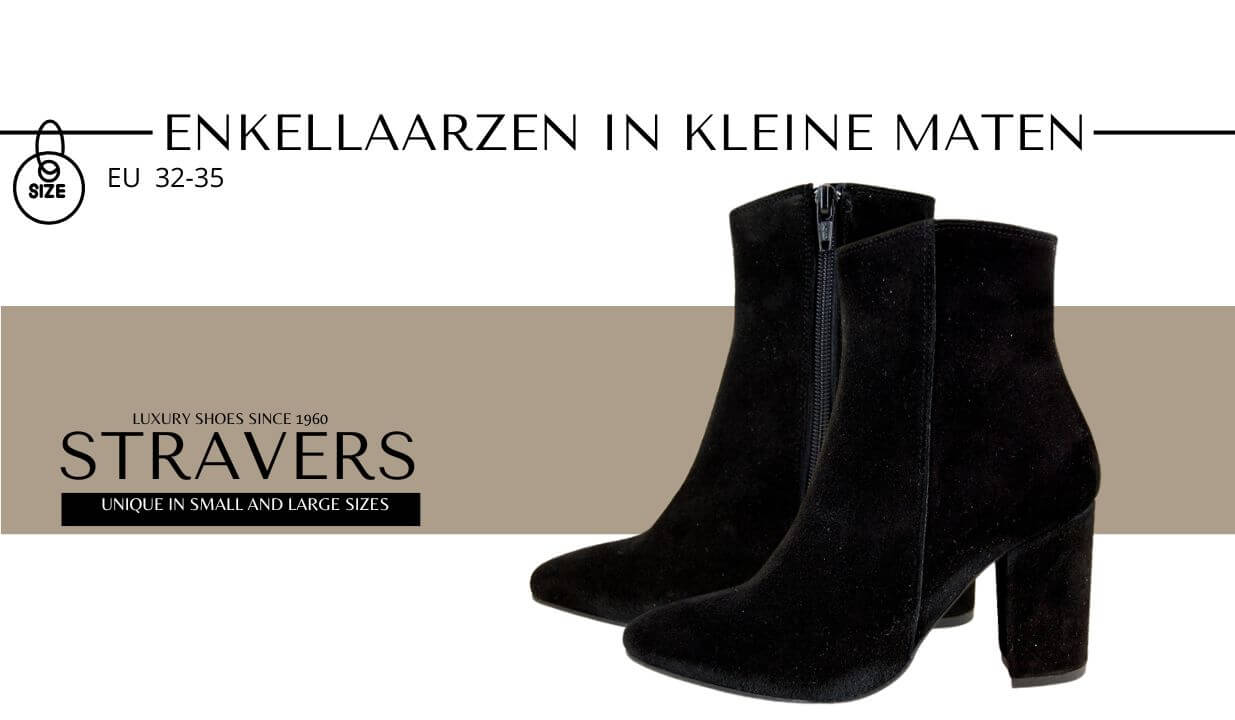 manipuleren stap Begin Kleine enkellaarzen voor dames : Maten 32, 33, 34 & 35 | Stravers