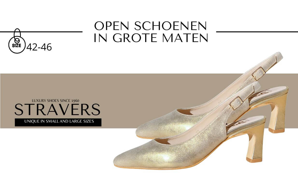 Grote open schoenen voor : Maten 42, 43, 44, & 46 | Stravers