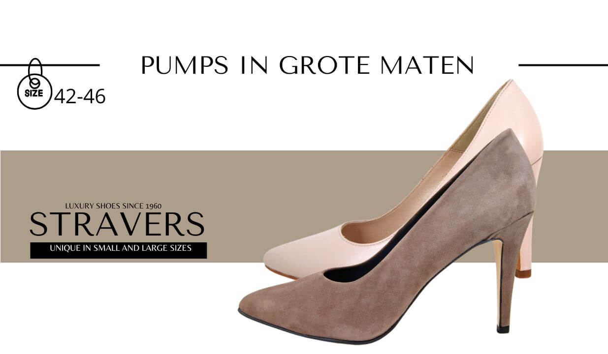 Grote pumps voor dames : Maten 43, 44, 45 & 46 | Stravers