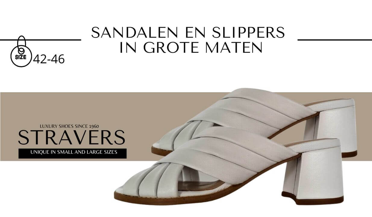 Prelude doel De onze Grote sandalen & slippers voor dames : Maten 42, 43, 44, 45 & 46 | Stravers