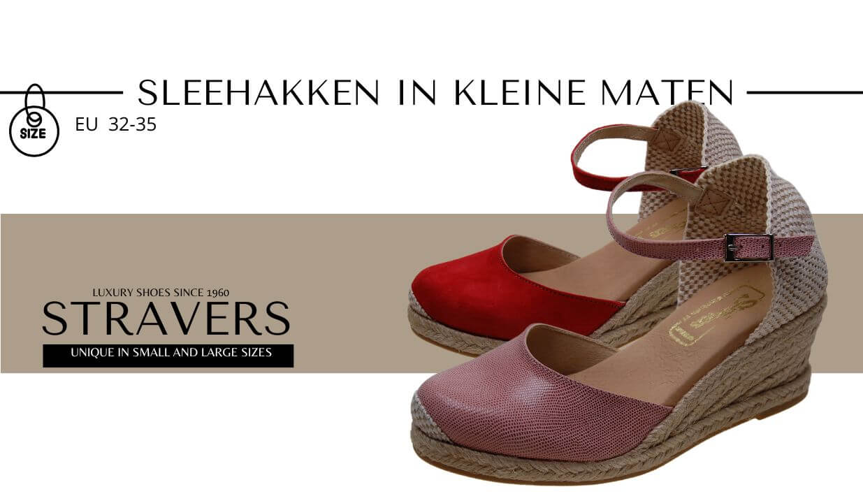 aanval Korst rotatie Kleine sleehakken voor dames : Maten 32, 33, 34 & 35 | Stravers