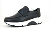 Instap Sneakers - zwart leer foto 1