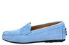 Italiaanse Mocassins Instappers Dames - lavendel blauw suede