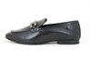 Loafers met Ketting - zwart leer