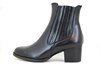 Chelsea Boots met Hak - zwart leer foto 1