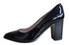 Chic zwarte lakleren pumps foto 1