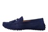 Originele Mocassins met Kwastjes - blauw suede foto 1