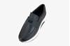 Instap Sneakers - zwart leer foto 2