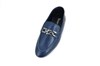 Loafers Zachte Leren Instappers  - blauw foto 2