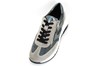 Fashion Sneakers met Rits - beige grijs taupe foto 2