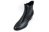 Chelsea Boots met Hak - zwart leer foto 2