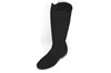 Comfortabele Lange Platte Laarzen - zwart suede foto 2