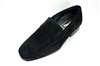 Zwarte suede heren instappers foto 2