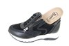 Trendy Sneakers met Rits - zwart foto 3