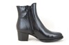 Chelsea Boots met Hak - zwart leer foto 3