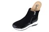 Trendy Sneaker Boots met Rits - zwart foto 3
