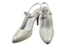 Slingback Pumps Hoge Hakken met Bandjes - wit foto 3