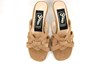 Kitten Heel Muiltjes met Queenie Hakje - beige foto 3