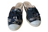 Retro print espadrilles - zwart foto 3