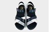 Comfortabele Trendy Sandalen - zwart wit slangenprint foto 3