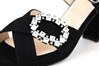 Designer Sandalen met Hak - zwart.. foto 3