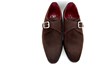 Monk Strap Schoenen - bruin suede foto 3