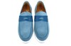 Sneaker Penny Loafers - lichtblauw suede foto 3