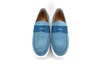 Sneaker Penny Loafers - lichtblauw suede foto 3