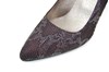 Exclusieve pumps stijlvolle hakken - bordeaux foto 4