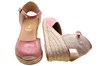 Espadrilles met Sleehakken - zacht roze foto 4