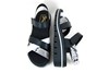 Comfortabele Trendy Sandalen - zwart wit slangenprint foto 4