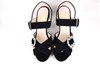 Designer Sandalen met Hak - zwart.. foto 4