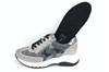 Fashion Sneakers met Rits - beige grijs taupe foto 5