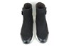 Trendy Sneaker Boots met Rits - zwart foto 5