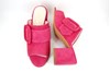 Slippers met hak gesp - roze foto 5
