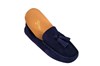 Originele Mocassins met Kwastjes - blauw suede foto 5