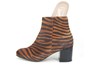 Comfortabele Zebra Print Korte Laarzen - camel zwart.. foto 6