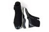 Trendy Sneaker Boots met Rits - zwart foto 6