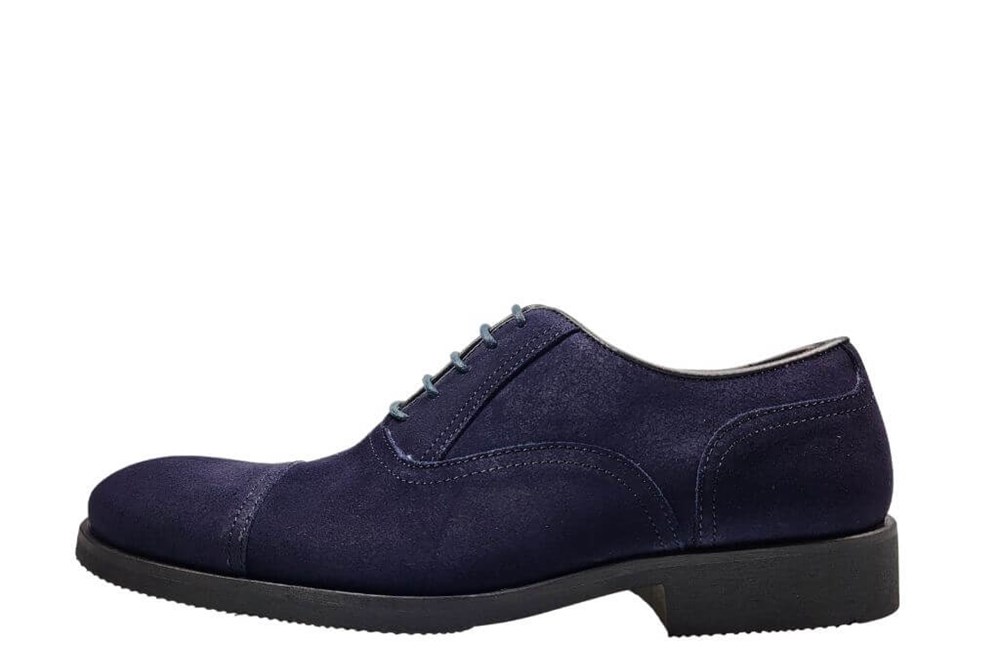 Blauw herenschoenen Kleine Maten | Geklede herenschoenen | Stravers Luxe Schoenen