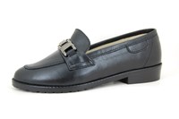 Trendy Loafers - zwart leer in kleine sizes