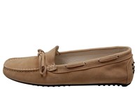 Mocassins Dames Car Shoes - beige in grote maten