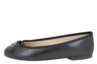 Soepele ballerinas - zwart in grote sizes