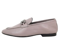 Platte Leren Loafers - soft lila in kleine sizes