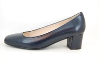 Donker Blauwe Pumps Stewardess Tussen Hak in kleine sizes