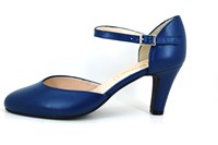 Blauwe Pumps met Enkelbandje in kleine maten