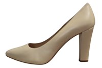 Beige Pumps Hoge Hakken - amandel in kleine maten