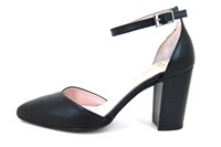 Pumps met Enkelbandje - zwart in kleine sizes