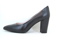 Stijlvolle Zwarte Leren Pumps in kleine sizes