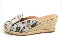 Espadrilles sleehak - beige in grote maten